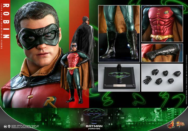 Actual product image Hot Toys Batman Forever "Robin" 1/6 Movie Masterpiece Action Figure