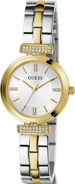 Immagine prodotto Guess P SLV CS W/ P GLD TOP PART W/ CYRS / SUN SLV DL / P SLV & GLD BRCT Orologio da polso (28 mm)