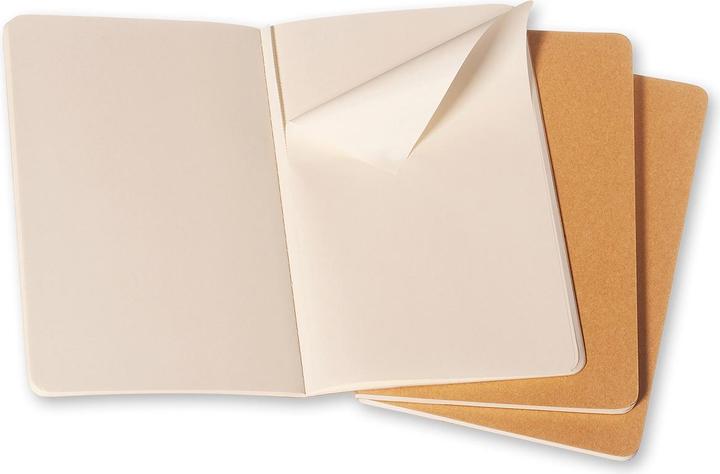 Immagine prodotto Moleskine Cahier Large Set di 3 (130 x 210 mm, Nessuna, Copertina morbida)