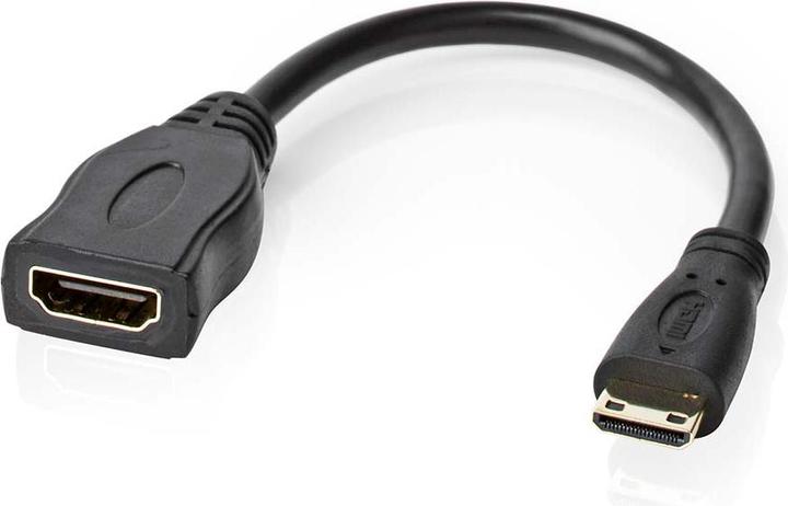 Immagine prodotto Nedis Cavo HDMI™ ad alta velocità con Ethernet | mini plug HDMI™ | uscita HDMI™ | 4K@30Hz | 10,2 G (0.20 m, HDMI)