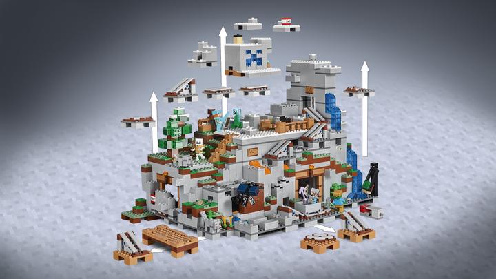 Produktbild LEGO Die Berghöhle (21137, LEGO Minecraft)