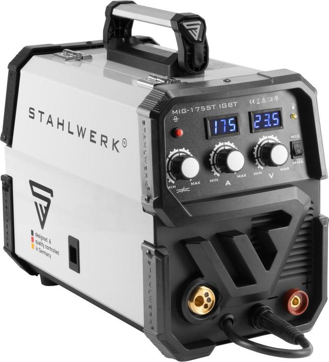 Actual product image Stahlwerk Inert gas welding machine MIG MAG 175 ST IGBT fully equipped 175 amps