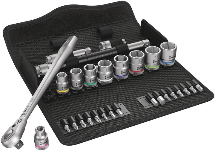 Produktbild Wera 8100 SB 8 Zyklop Metal-Knarrensatz (19 mm, 12 mm, 16 mm, 10  mm, 18 mm, 17 mm, 15 mm, 13 mm)
