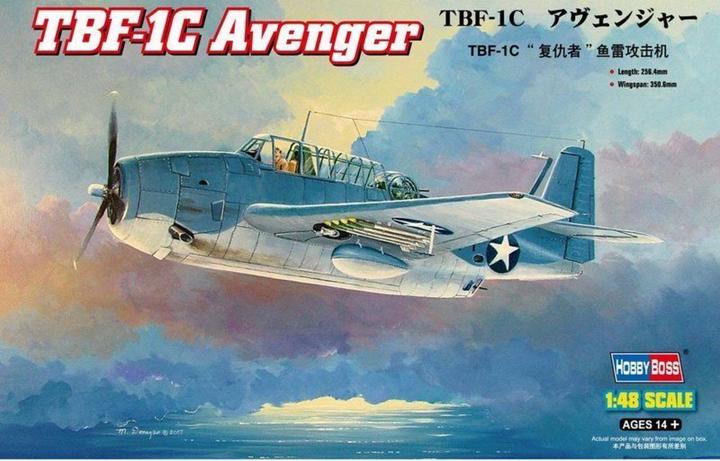 Actual product image Hobby Boss Grumman TBF-1C Avenger