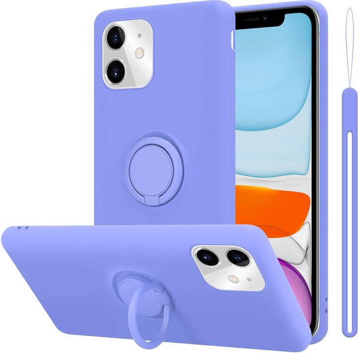 Productafbeelding Cadorabo TPU Vloeibare Ring Silicone Hoesje (Apple iPhone 11)