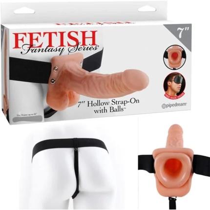 Actual product image Pipedream Hollow Strap-on with Balls