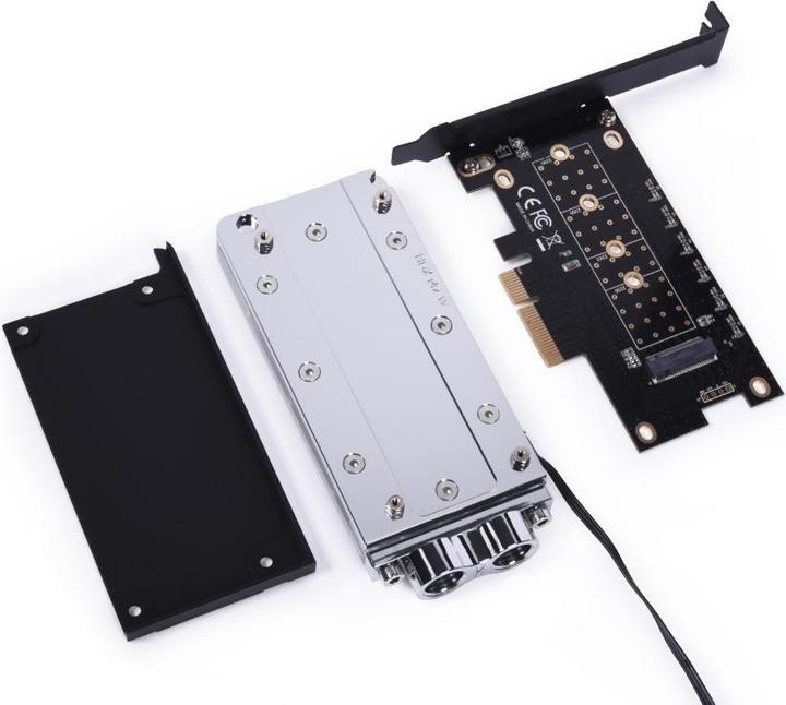 Actual product image Alphacool Alpha Core M.2 NVMe PCIe 4.0 liquid cool 1022576