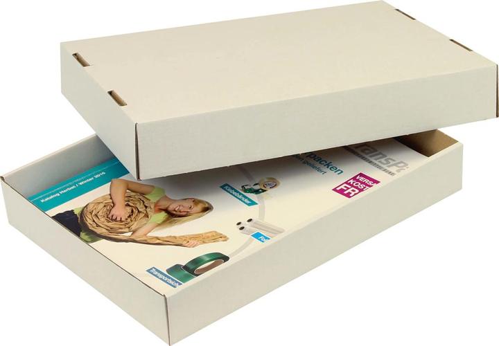 Produktbild Transpak Trans-pak Stülpdeckelkarton weiss 302 x 215 x 45 mm A4 2-teilig (2 x)