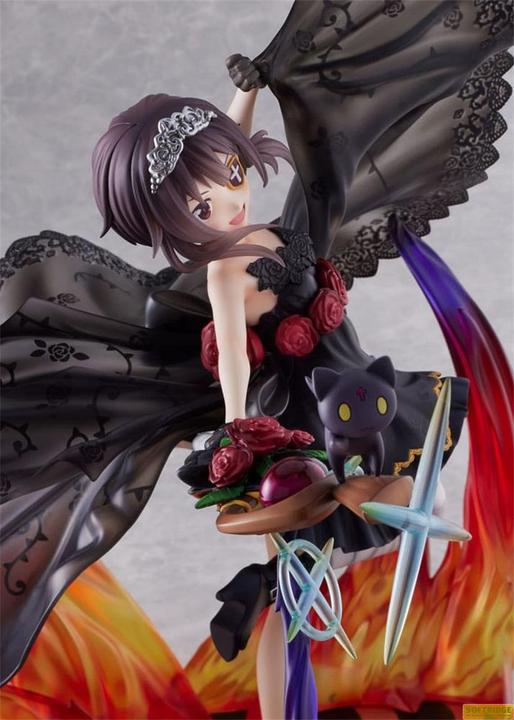 Actual product image Furyu Konosuba God's blessing on this wonderful world! PVC Statue 1/7 Megumin the Black Rose Dress Ver. 28