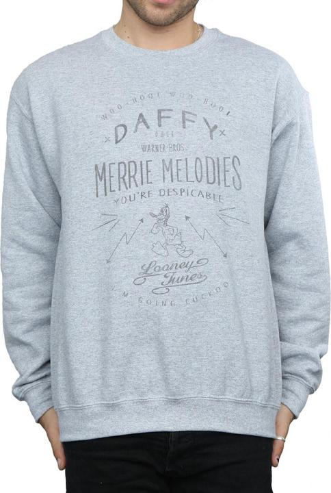 Immagine prodotto Looney Tunes Daffy Duck Despicable Felpa Uomo (L)