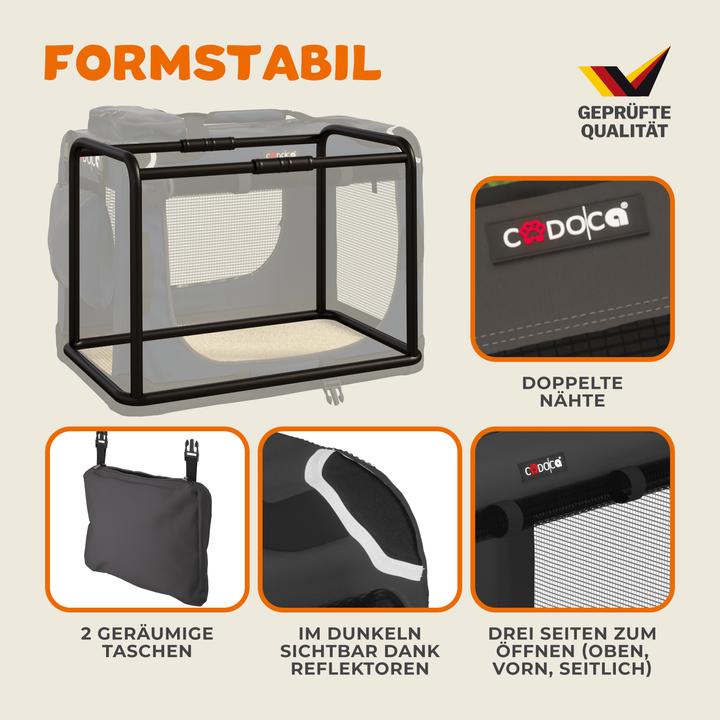 Image du produit Cadoca Caisse de transport pour chiens (Chien, Pliable, Respirant)