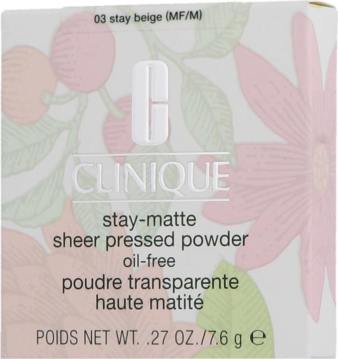 Actual product image Clinique Stay Matte (No. 03 Stay Beige)