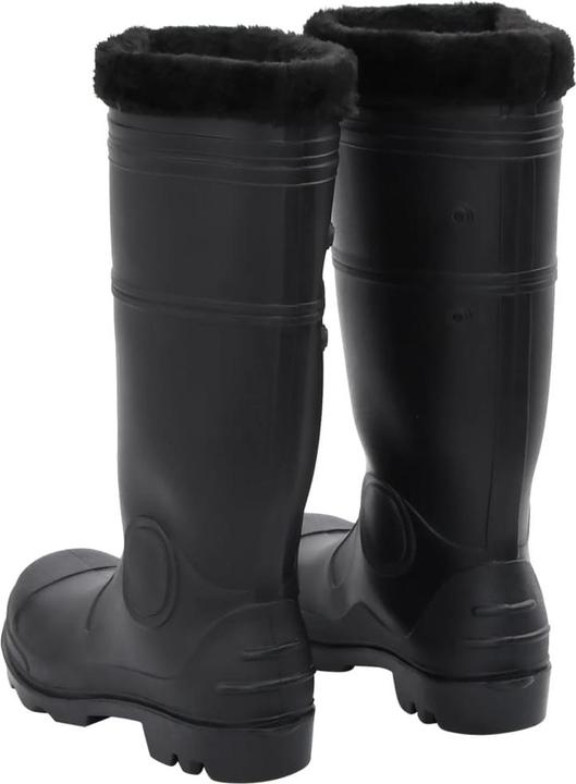 Actual product image VidaXL Rubber boots with removable inner lining size PVC (42)