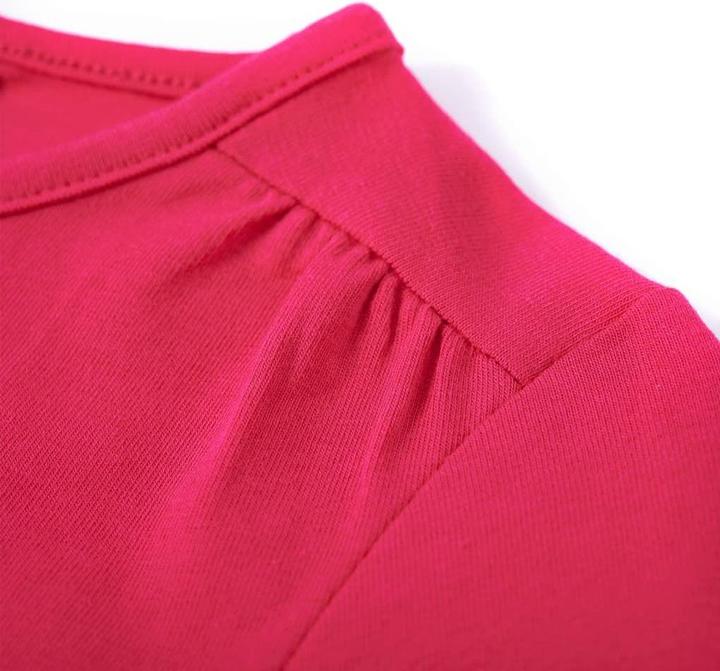 Immagine prodotto VidaXL Camicia a maniche lunghe per bambini rosa acceso 92,Materiale: 95% cotone. 5 (92)