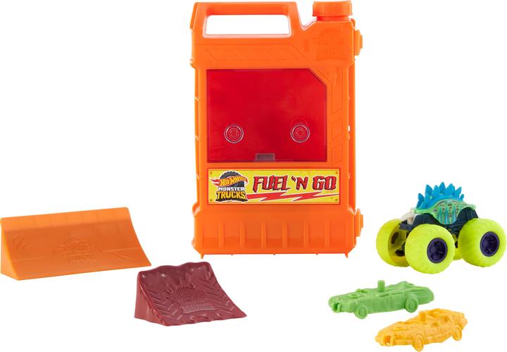 Image du produit Hot Wheels Monster Trucks Stunt N' Go Fossil Playset (EC)