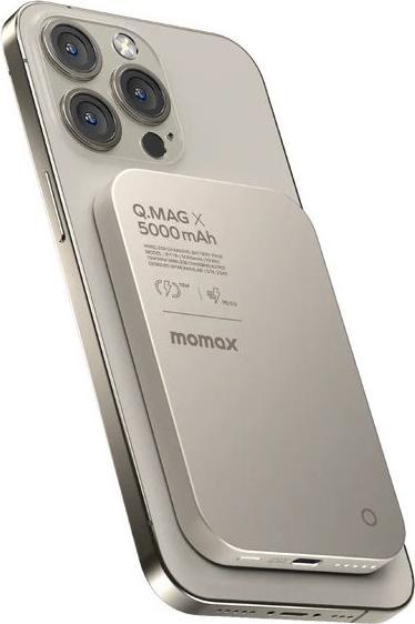 Actual product image Momax Q.Mag X (5000 mAh, 15 W, 19.25 Wh)