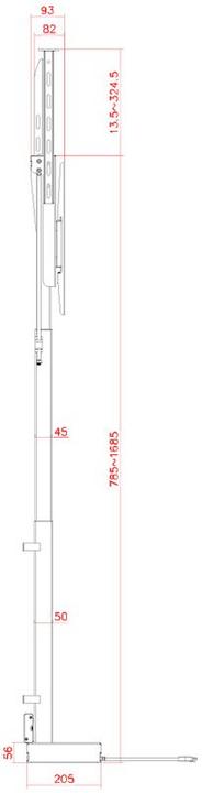 Immagine prodotto myWall TV-Lift HP 66-2 max. 60 kg (65", 60 kg)