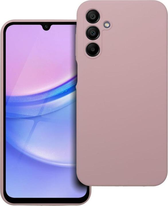 Produktbild OEM Back panel cover Case SILICONE 2mm for SAMSUNG A15 5G / A15 4G sand pink (Samsung Galaxy A15 5G)