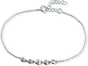 JVD Feinsilberarmband mit Zirkonen