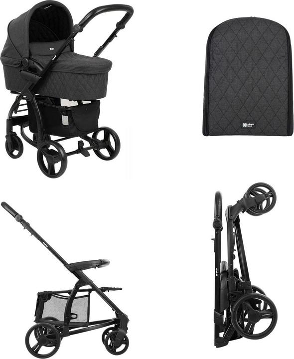 Actual product image Kikkaboo Combi stroller Madrid 3 in 1