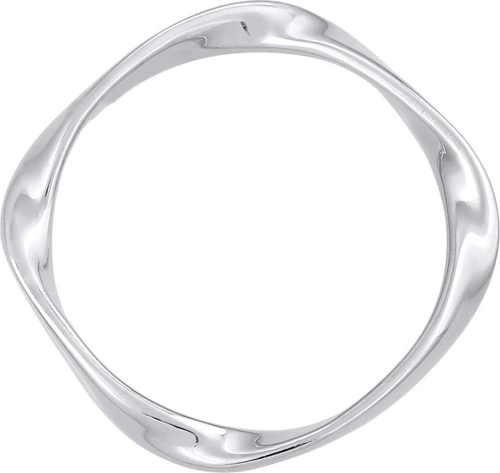 Actual product image Elli Ring Band Ring Turned Stacking Ring Basic 925 Silver (54, 925 Silver)