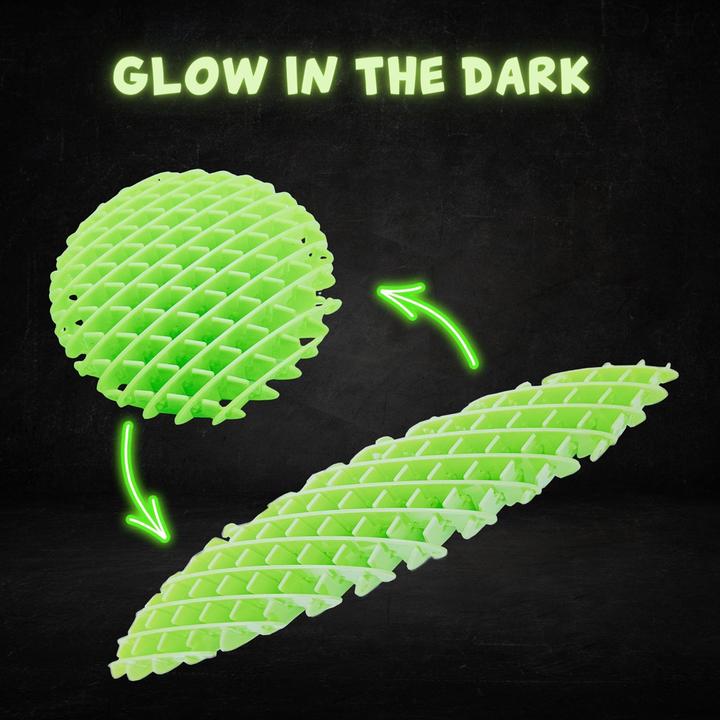 Produktbild Alldoro Fidget Worm Glow in the Dark (Deutsch, Englisch, Französisch, Italienisch, Schweizerdeutsch)