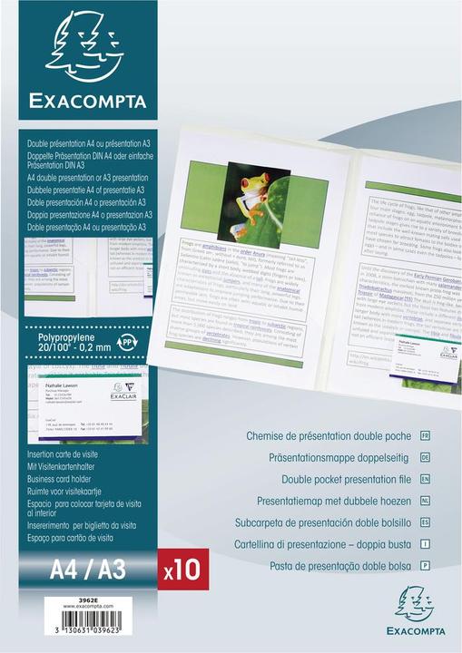 Produktbild Exacompta Präsentationsmappen (A3, 1 x)