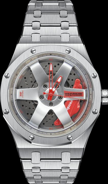 Immagine prodotto 21cars TE37 AP - Rosso - Cromo | Automatico | Non-Spin (43 mm)