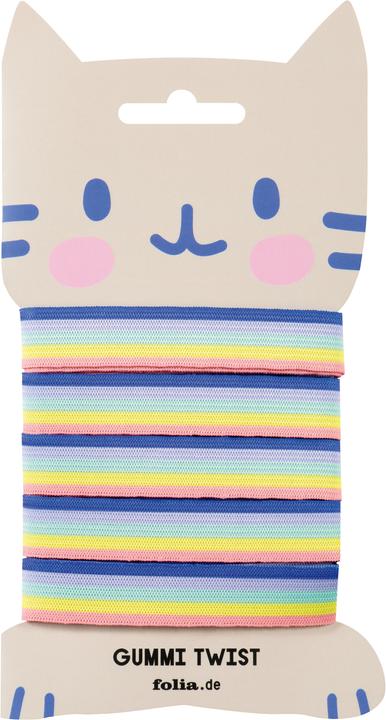 Folia Gummi Twist, Regenbogen (400 cm)
