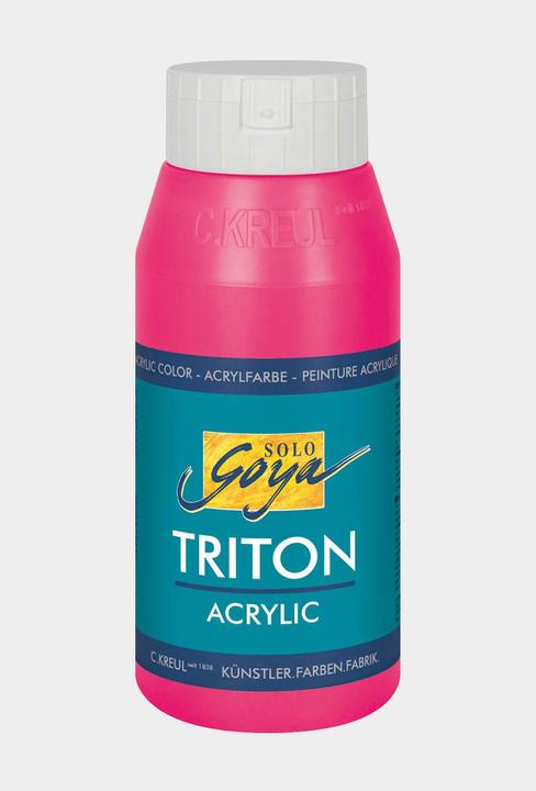 Actual product image Solo Goya Triton Acrylic (Fluorescent Pink, 750 ml)