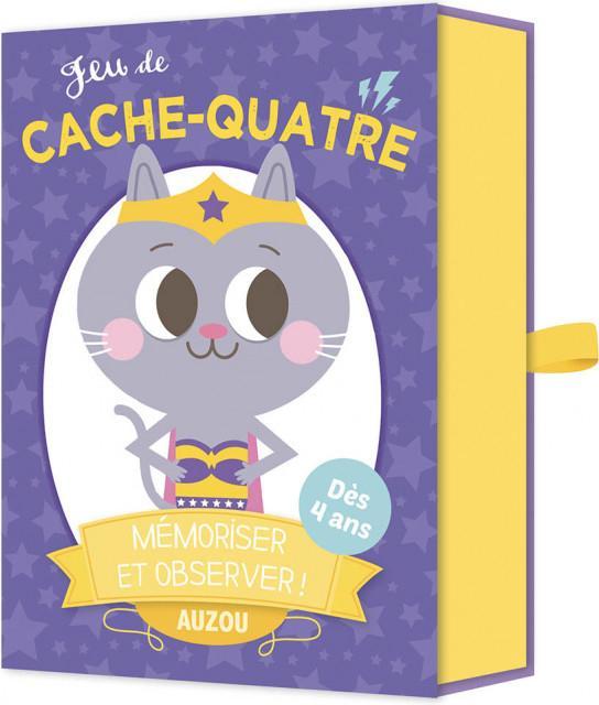 Actual product image Auzou France Jeu de cache-quatre : mémoriser et observer! dès 4 ans (French)