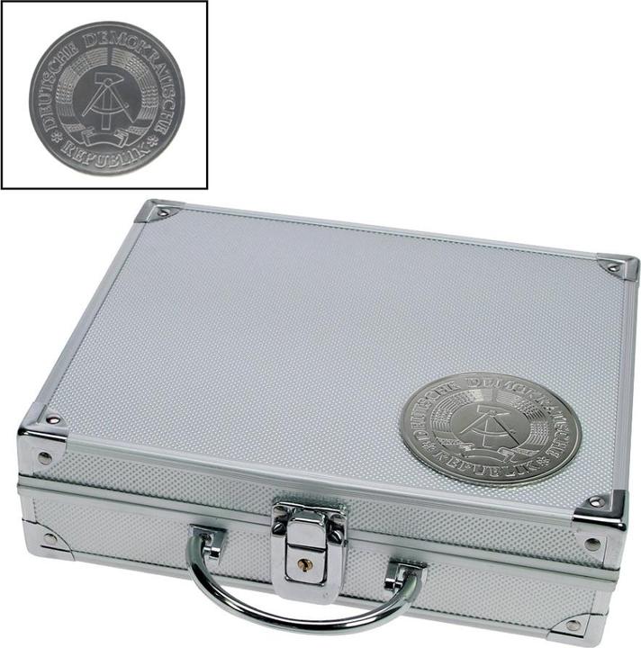 Actual product image Safe Aluminium case with plaque DDR empty