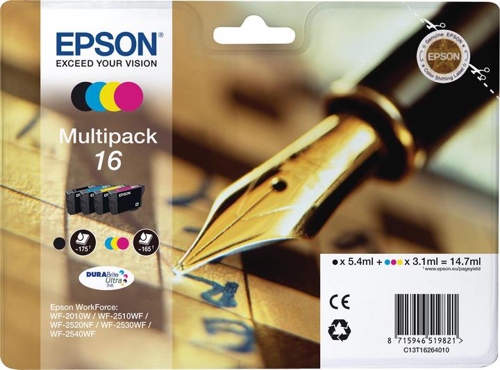 Image du produit Epson 16 DuraBrite Ultra (M, C, Y, CF)