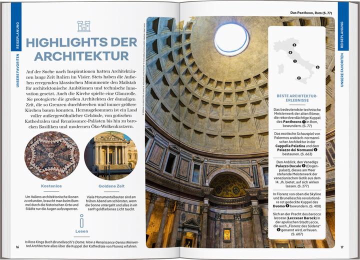 Actual product image Reiseführer Italien (German, Angelo Zinna, Kevin Heist, Julia Buckley, Duncan Garwood, Nicola Williams, Benedetta Geddo, Virginia DiGaetano, Paula Hardy, Eva Sandova, Stephanie Ong, Phoebe Hunt, Federica Bocco, Sara Mostaccio, Stefania Dignoti, 2023)
