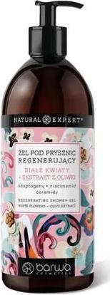 Actual product image Barwa Color 480ml Natural Express Dry Gel White Flower Olive Extract Regenerating (480 ml)