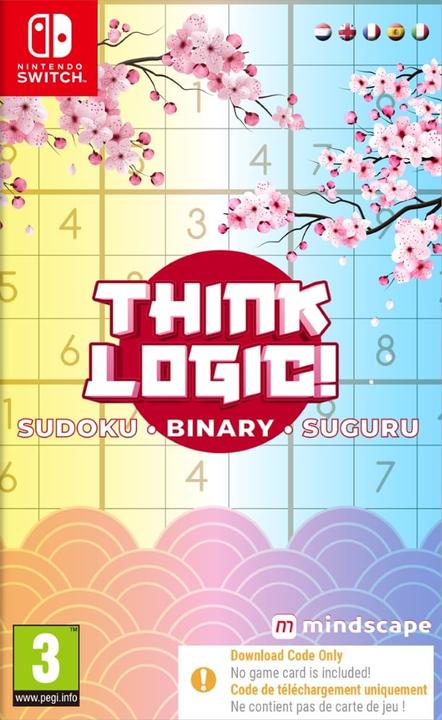 Produktbild Mindscape Think Logic! Sudoku - Binary - Suguru (Code-in-a-box) (Englisch)