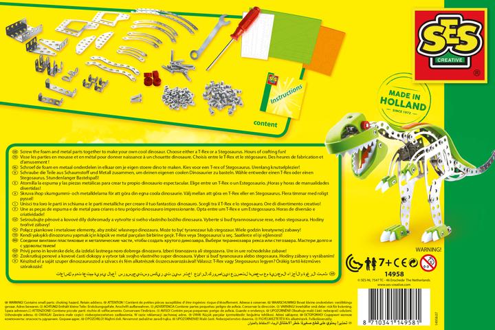 Produktbild Ses Metall Construction Set Dino