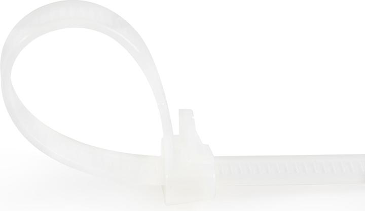 Image du produit StarTech 12cm(5") Liens de serrage réutilisables, 7mm(1/4") de large, 30mm(1-1/8") de diamètre 22kg(50lb) (Serre-câbles en plastique, 8 mm, 100 pcs)