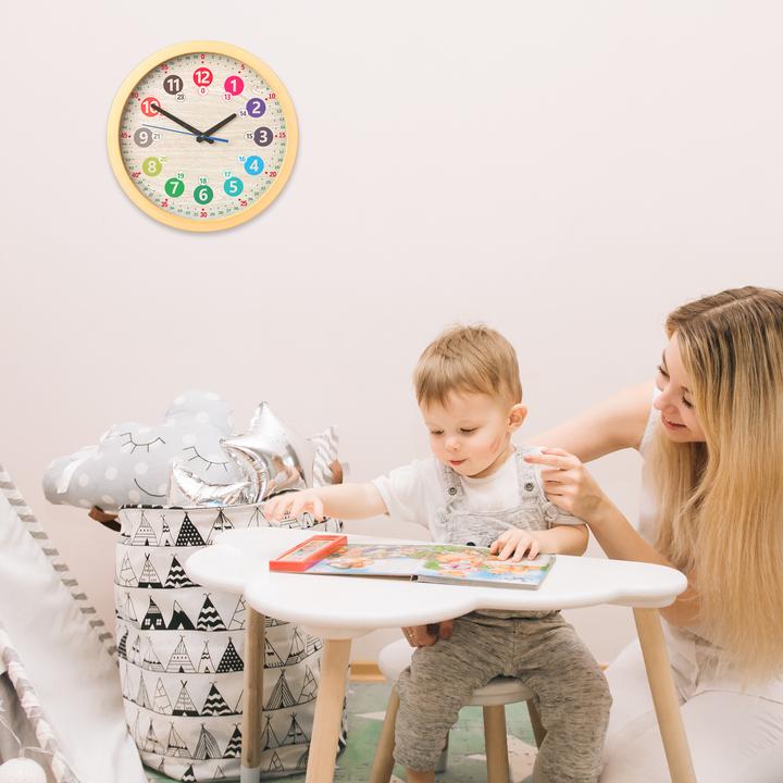 Productafbeelding Relaxdays Wandklok voor kinderen (30 cm)