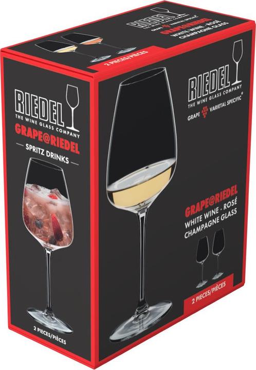 Productafbeelding Riedel Druif witte wijn / champagneglas / spritz drankje (55 cl, 2 Bril, Witte wijnglazen)