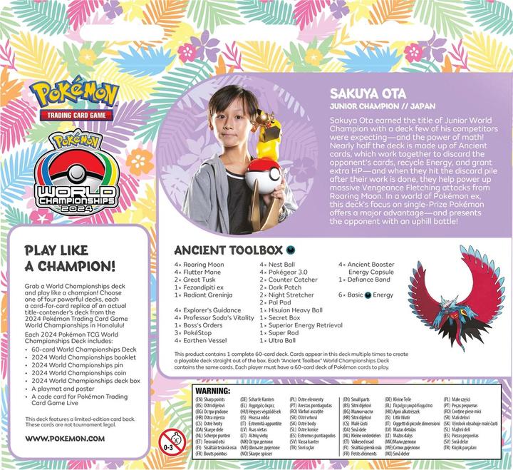 Image du produit Pokémon P-EN World Championship Deck 2024 (Anglais, Pont)