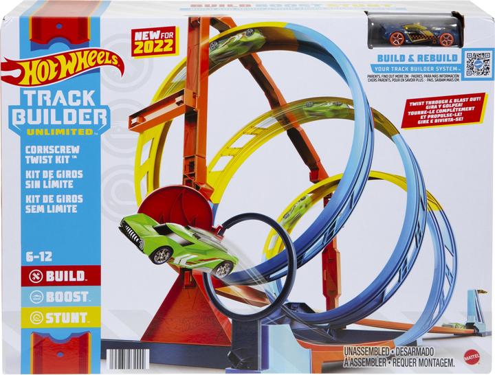 Image du produit Hot Wheels Track Builder Unlimited Corkscrew Twist Kit