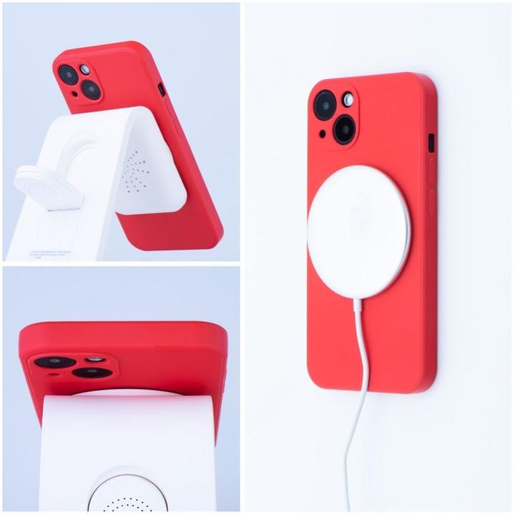 Immagine prodotto OEM Back panel cover SILICONE MAG COVER case compatible with MagSafe for SAMSUNG S25 Plus red
