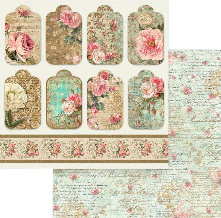 Actual product image Stamperia Scrapbook block "Precious" (190 g/m², 10 x)