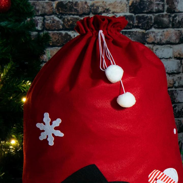 Image du produit Com-four Pack de 3 sacs de Saint-Nicolas (Pochette cadeau, 3 x)