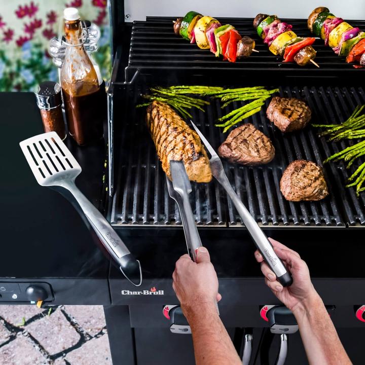 Actual product image Char Broil Comfort Grip 3-piece Grill Set