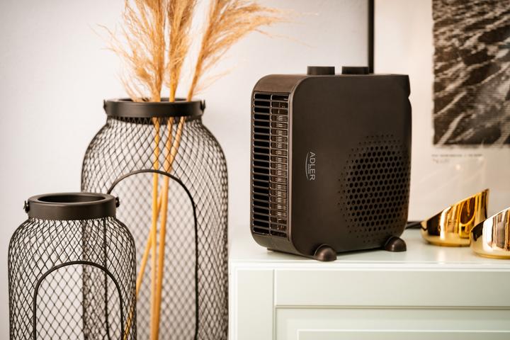 Image du produit Adler Heater AD 7725b Chauffage par ventilateur, 2000 W, Nombre de niveaux de puissance 2, Juodas (2000 W)