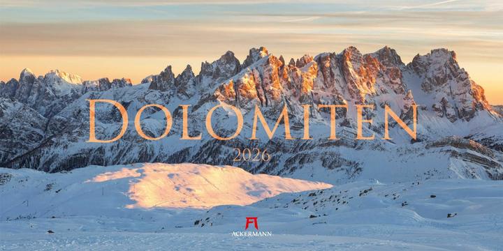 Produktbild Dolomiten Kalender 2026 (66 x 33 cm, Harter Einband, Deutsch)