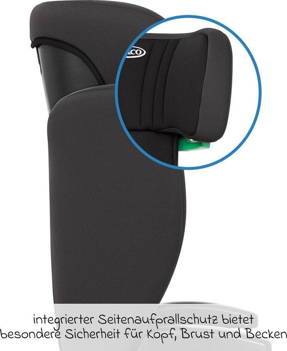 Productafbeelding Graco Junior Maxi™ R44 Kinderzitje (4-12 jaar) - Kleur: IJzer (Kinderzitje, ECE R129/i-Size standaard)