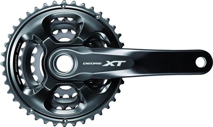 Actual product image Shimano Deore XT FC-M8000-3 crankset 3x11-speed 40-30-22 teeth (170 mm)